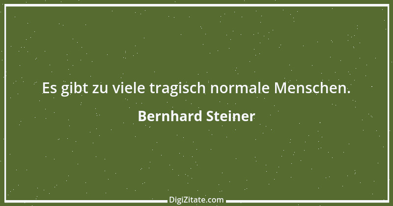 Zitat von Bernhard Steiner 140