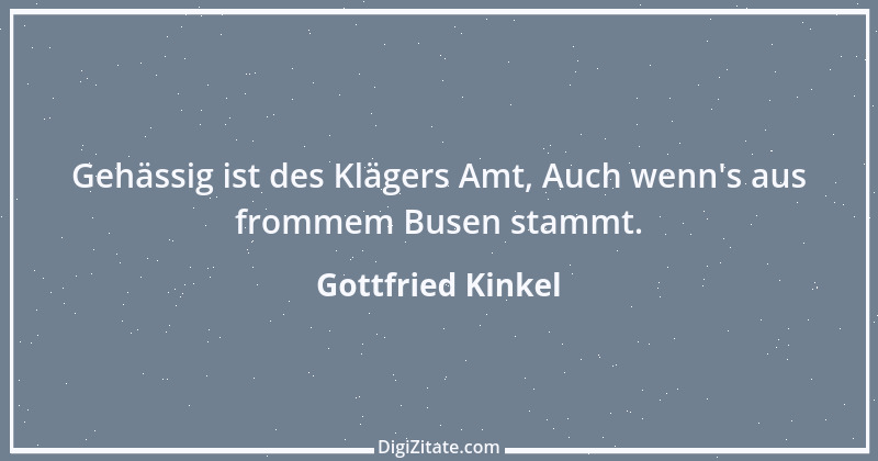 Zitat von Gottfried Kinkel 16