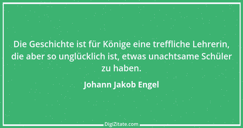 Zitat von Johann Jakob Engel 19