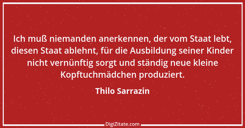 Zitat von Thilo Sarrazin 7