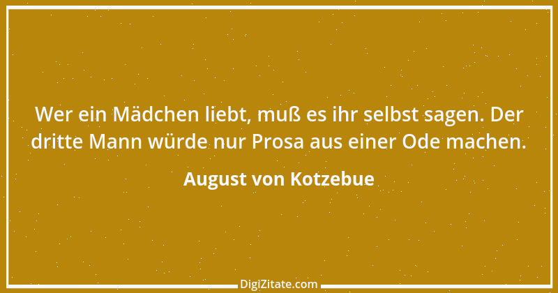 Zitat von August von Kotzebue 3