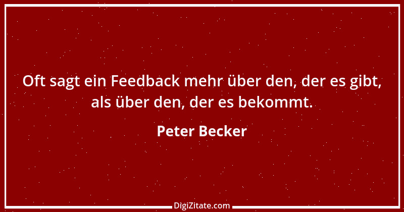 Zitat von Peter Becker 14