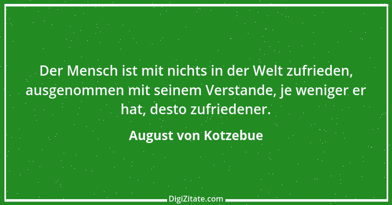 Zitat von August von Kotzebue 4