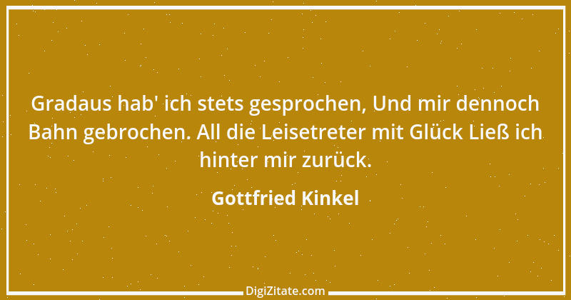 Zitat von Gottfried Kinkel 18