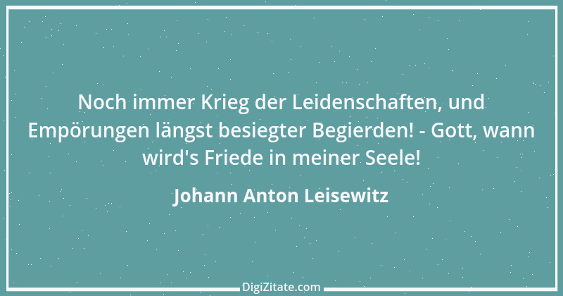 Zitat von Johann Anton Leisewitz 11