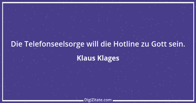 Zitat von Klaus Klages 200