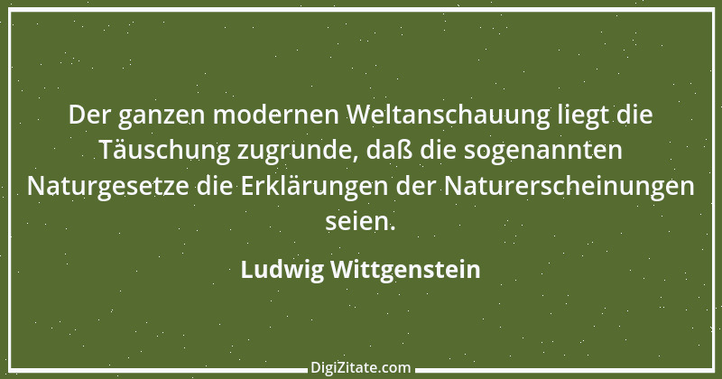 Zitat von Ludwig Wittgenstein 1