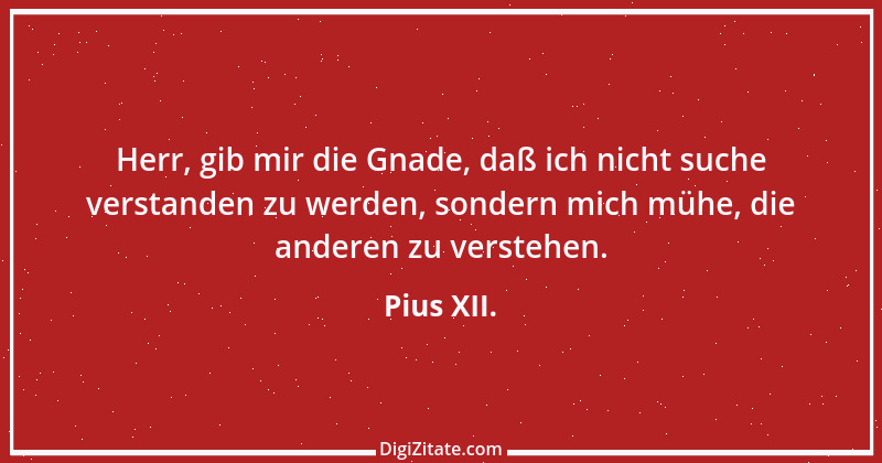 Zitat von Pius XII. 7