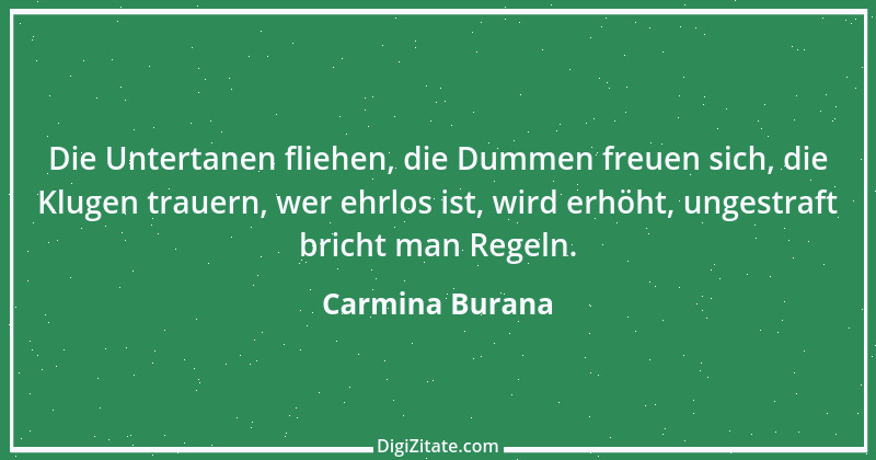 Zitat von Carmina Burana 14