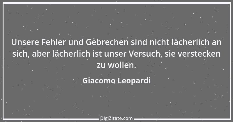 Zitat von Giacomo Leopardi 110