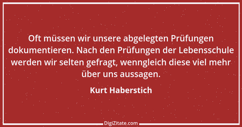 Zitat von Kurt Haberstich 152