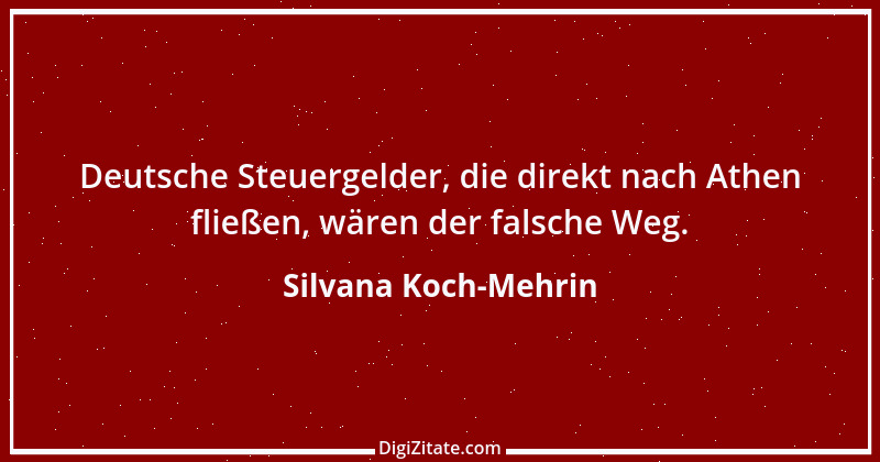 Zitat von Silvana Koch-Mehrin 2