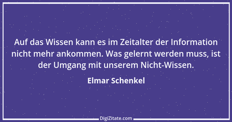 Zitat von Elmar Schenkel 163