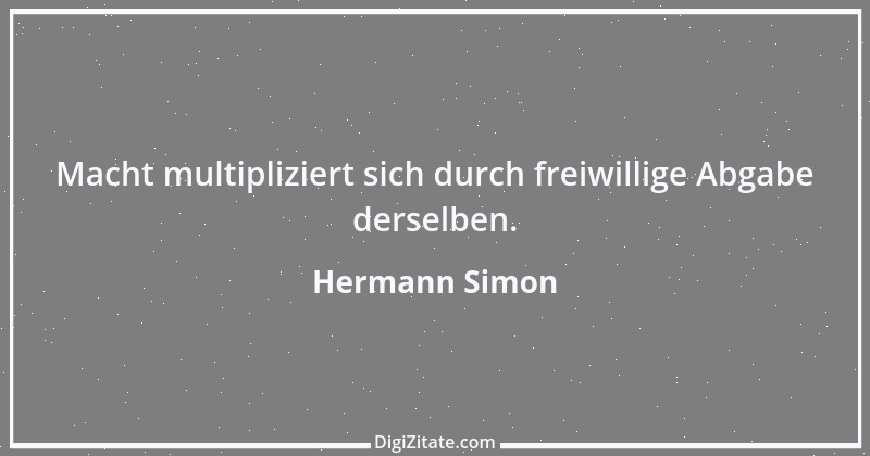 Zitat von Hermann Simon 26