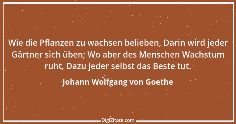 Zitat von Johann Wolfgang von Goethe 1950