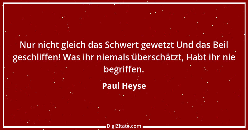 Zitat von Paul Heyse 38