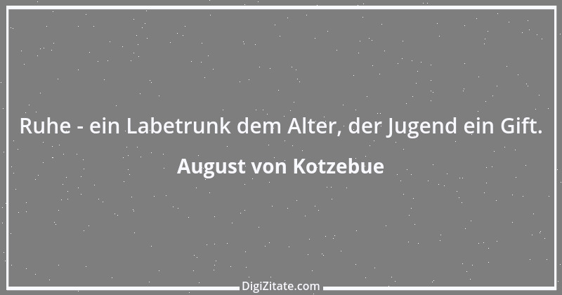 Zitat von August von Kotzebue 7