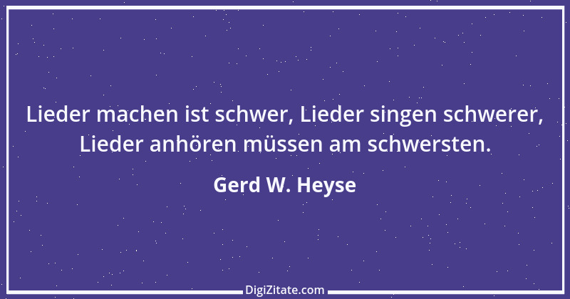 Zitat von Gerd W. Heyse 59