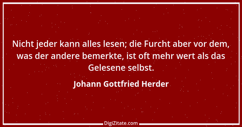 Zitat von Johann Gottfried Herder 265