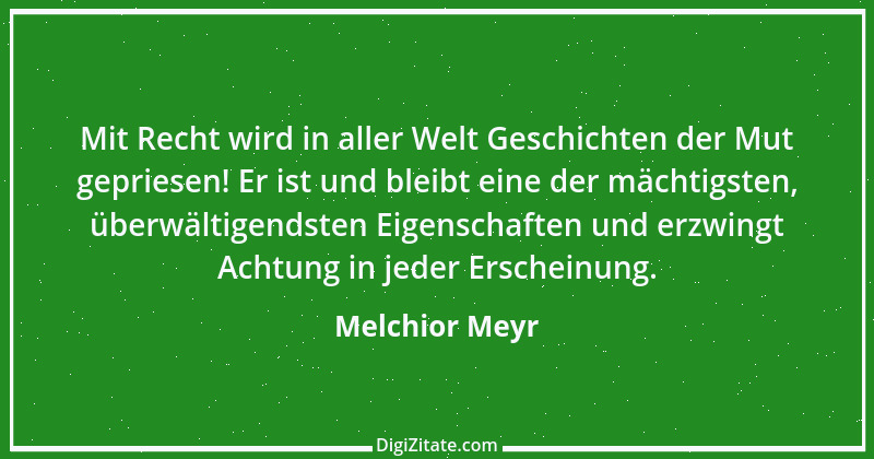 Zitat von Melchior Meyr 2