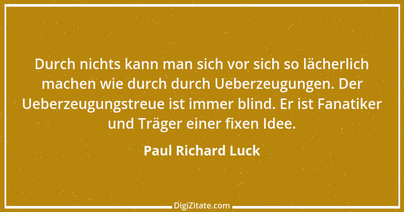 Zitat von Paul Richard Luck 190