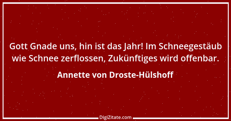 Zitat von Annette von Droste-Hülshoff 7