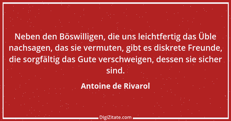 Zitat von Antoine de Rivarol 98