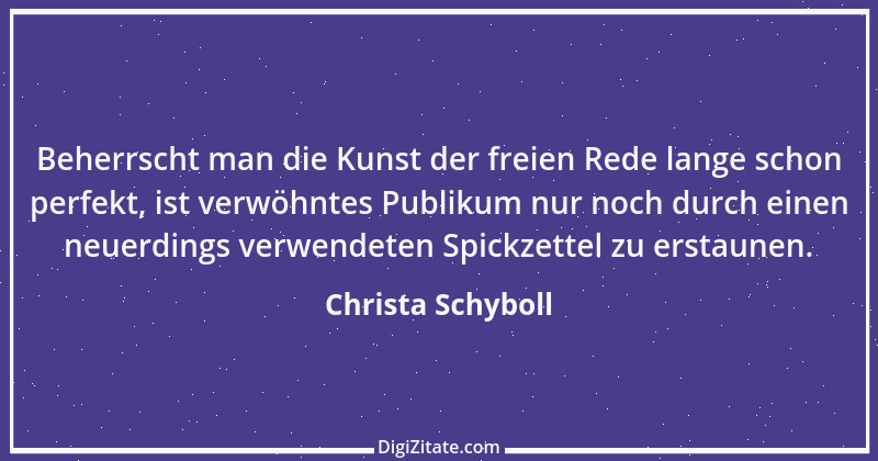 Zitat von Christa Schyboll 202