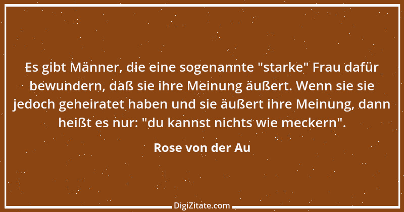 Zitat von Rose von der Au 10