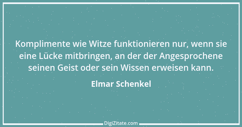 Zitat von Elmar Schenkel 166