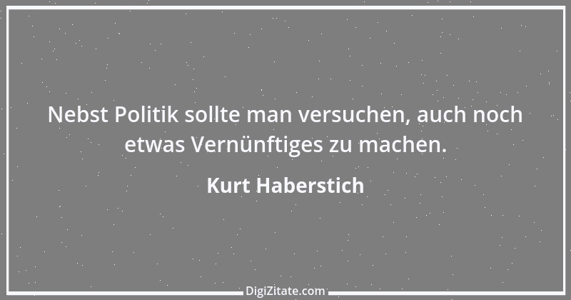 Zitat von Kurt Haberstich 156