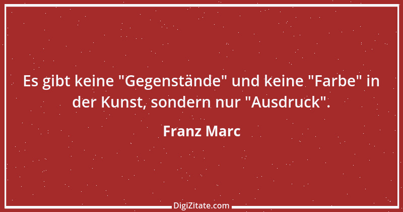 Zitat von Franz Marc 11