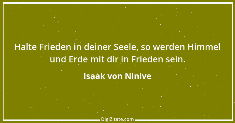 Zitat von Isaak von Ninive 2