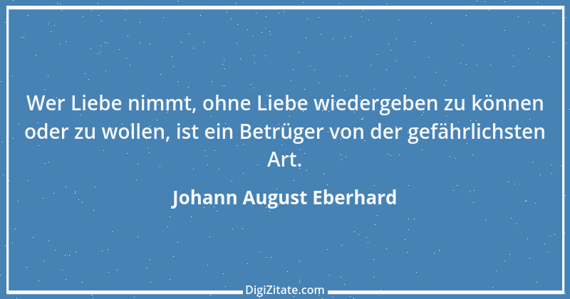 Zitat von Johann August Eberhard 2