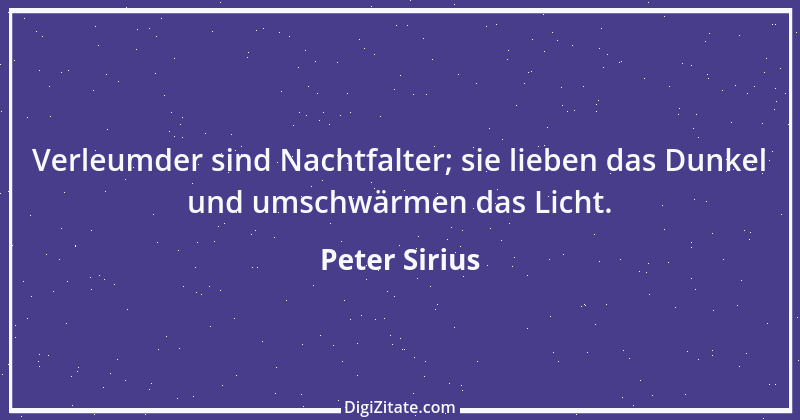 Zitat von Peter Sirius 354