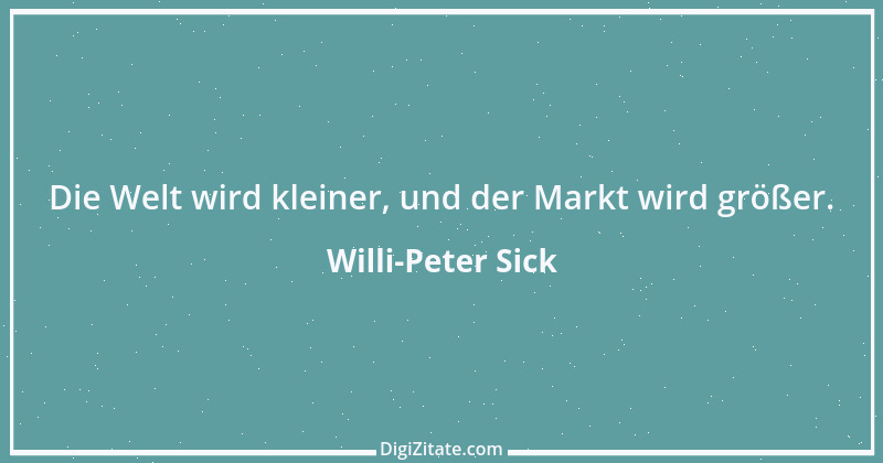 Zitat von Willi-Peter Sick 1