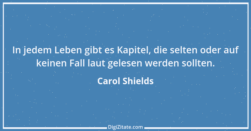 Zitat von Carol Shields 1