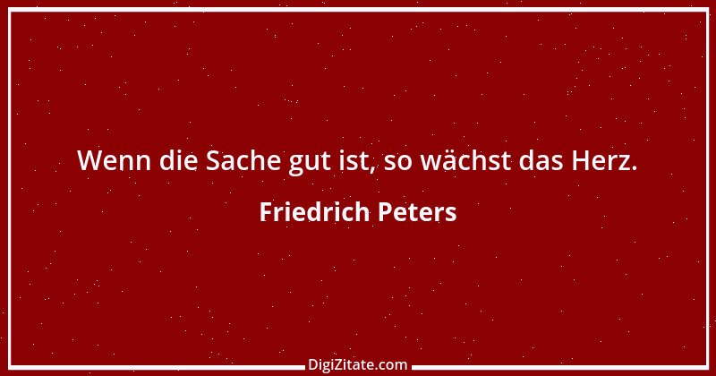 Zitat von Friedrich Peters 1