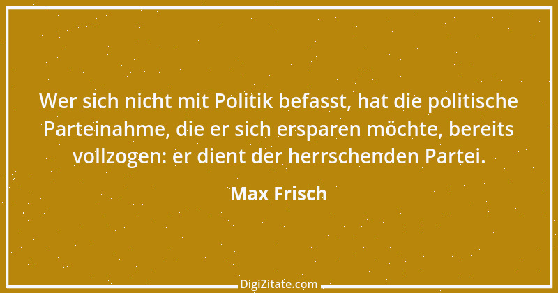 Zitat von Max Frisch 18