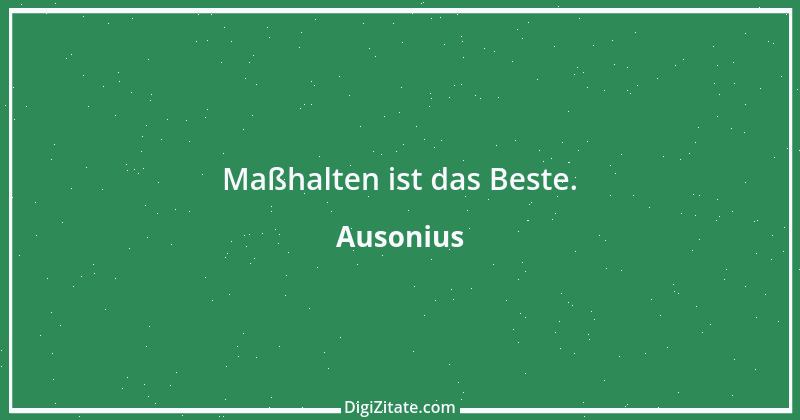 Zitat von Ausonius 5