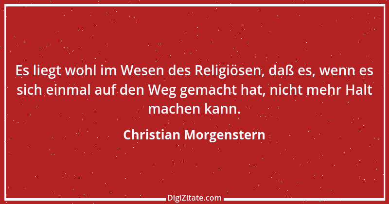 Zitat von Christian Morgenstern 272