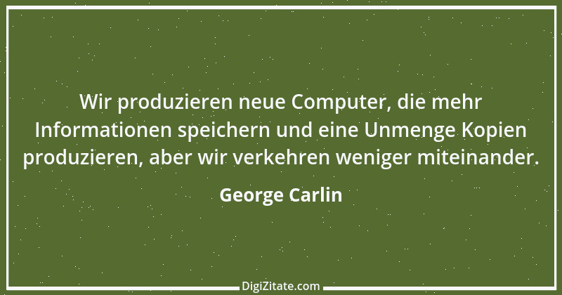 Zitat von George Carlin 8