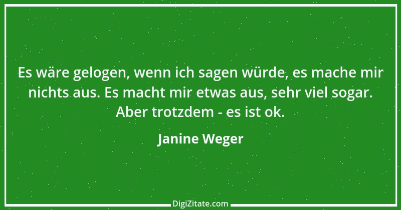 Zitat von Janine Weger 33