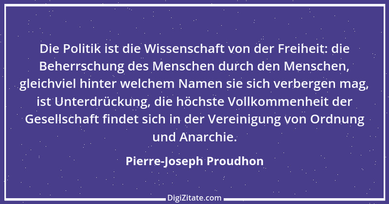 Zitat von Pierre-Joseph Proudhon 5