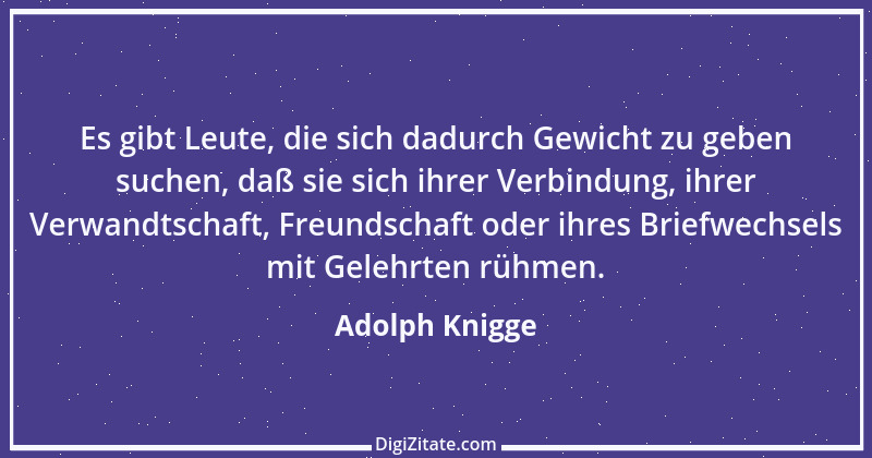 Zitat von Adolph Knigge 13