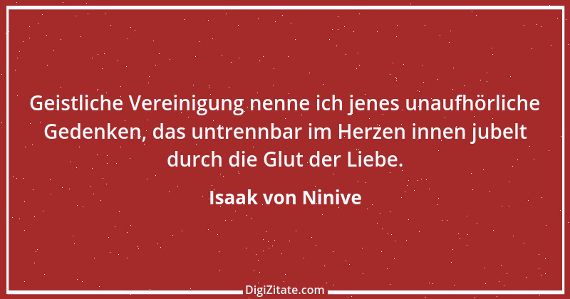 Zitat von Isaak von Ninive 4