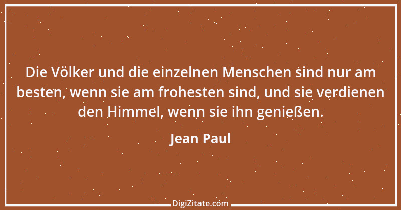 Zitat von Jean Paul 1101