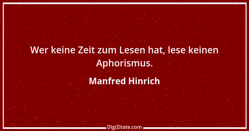 Zitat von Manfred Hinrich 1130