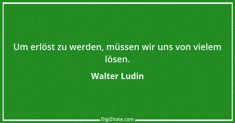 Zitat von Walter Ludin 458