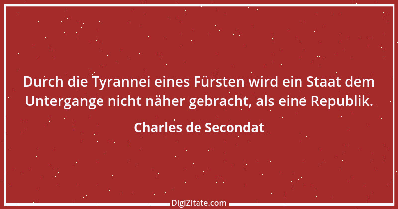 Zitat von Charles de Secondat 152